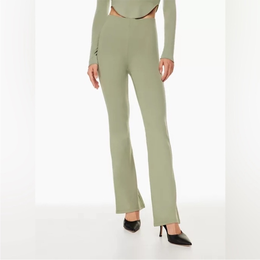 Aritzia Wilfred Candace Pants Green